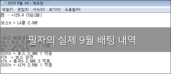 전업배터가 알려주는 스포츠 배팅 노하우